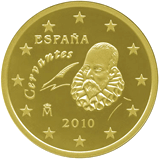 Španělsko, mince 50 centů