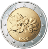 Finsko, mince 2 euro