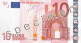 Bankovka 10 € (přední strana)