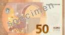 Bankovka 50 € série Europa (zadní strana)