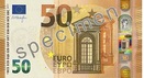Bankovka 50 € série Europa (přední strana)