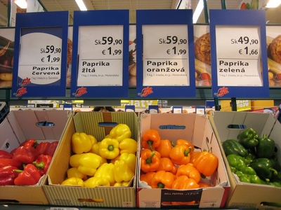 Obrázek: Duální označování na Slovensku, ilustrační foto