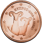 Kypr, mince 5 centů