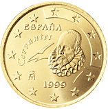 Španělsko, mince 50 centů