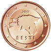 Estonsko, mince 1 cent