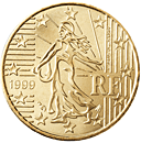 Francie, mince 10 centů