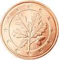 Německo, mince 2 centy