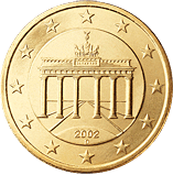 Německo, mince 50 centů