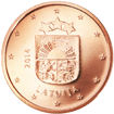 Lotyšsko, mince 1 cent