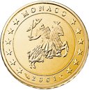 Monako, mince 10 centů