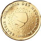 Nizozemsko, mince 20 centů