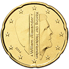Nizozemsko, mince 20 centů