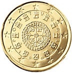 Portugalsko, mince 20 centů