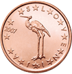 Slovinsko, mince 1 cent