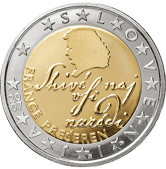 Slovinsko, mince 2 euro