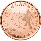 Slovinsko, mince 5 centů