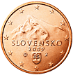 Slovensko, mince 1 cent