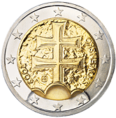 Slovensko, mince 2 euro