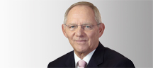 Wolfgang Schäuble - federální ministr financí SRN