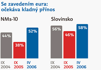 Obrázek: Se zavedením eura: očekáván kladný přínos